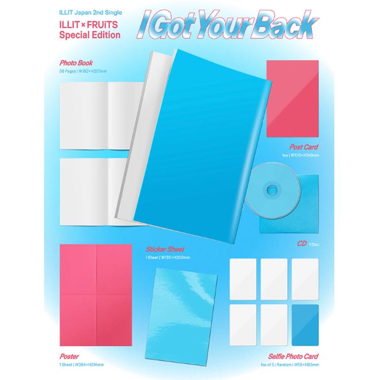 [POB] ILLIT [I Got Your Back] Japan 2nd Single Album (STANDARD / LIMITED / SPECIAL EDITION)