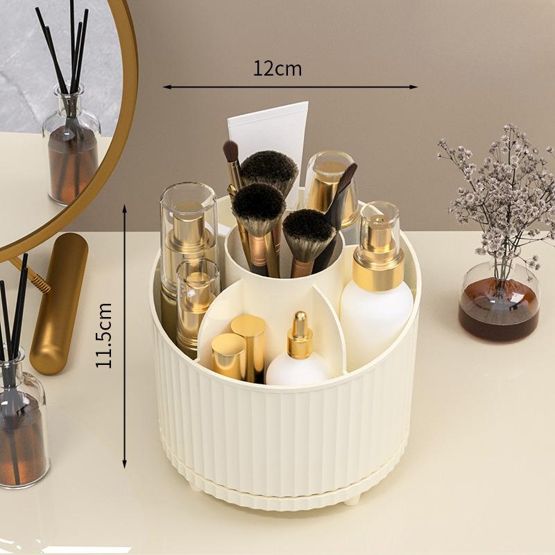 Desktop Rotating Pen Holder, Cosmetics Storage Box, Lipstick, Eye Shadow, Eyebrow Pen Holder, Dressing Table, Makeup Brush Bucket, Storage Rack