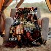 Buffy Flanellen Deken Zacht Warm Alle Seizoenen Plaid, Ontwerp voor Kamperen, Auto Reizen, Wandelen Bank, Bed, Kantoor Perfect Cadeau voor Feesten