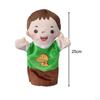 Family Hand Puppets Head Gloves Stuffed Animal Toy Role Play Model Figure Plush Pretend Toys for