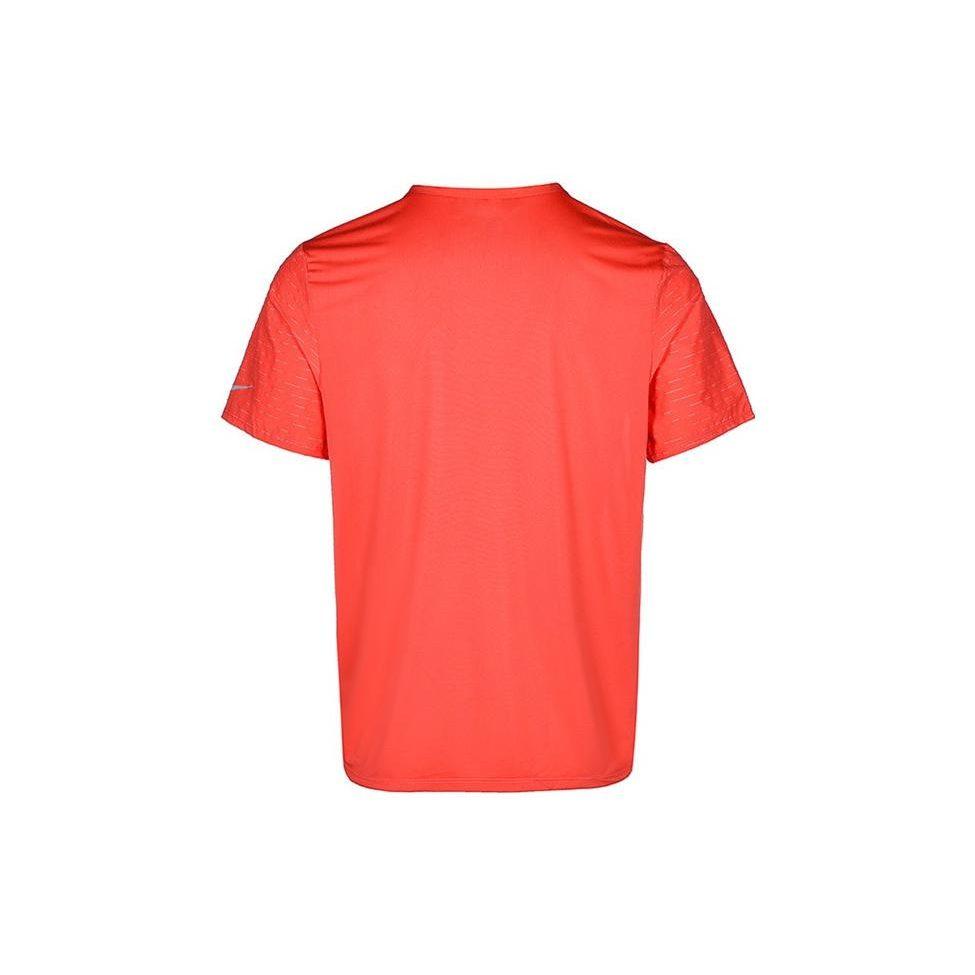 Nike T Shirts Men's Orange Crew Neck Moderate Straight Fit DD4852-814