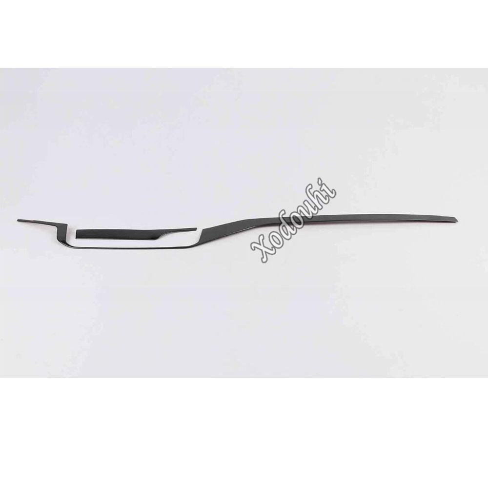 Glove Box Cover Stick Trim Middle Console Control Dashboard Panel 2PCs For Volkswagen VW T-cross Tcross