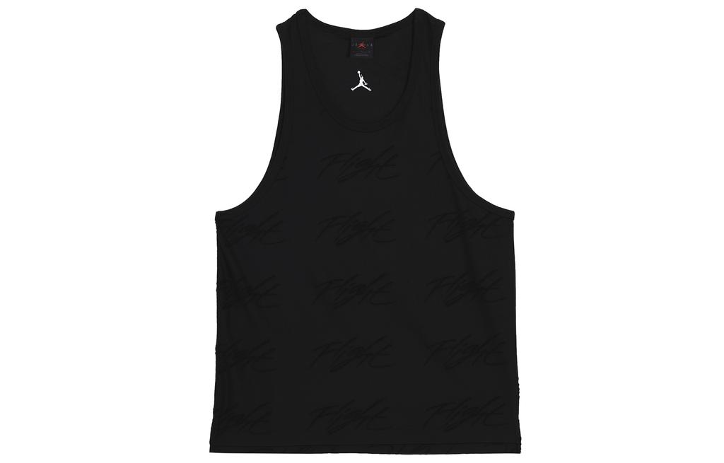 Jordan Tank Tops Men's Black Crew Neck Moderate Straight Fit FN4640-010