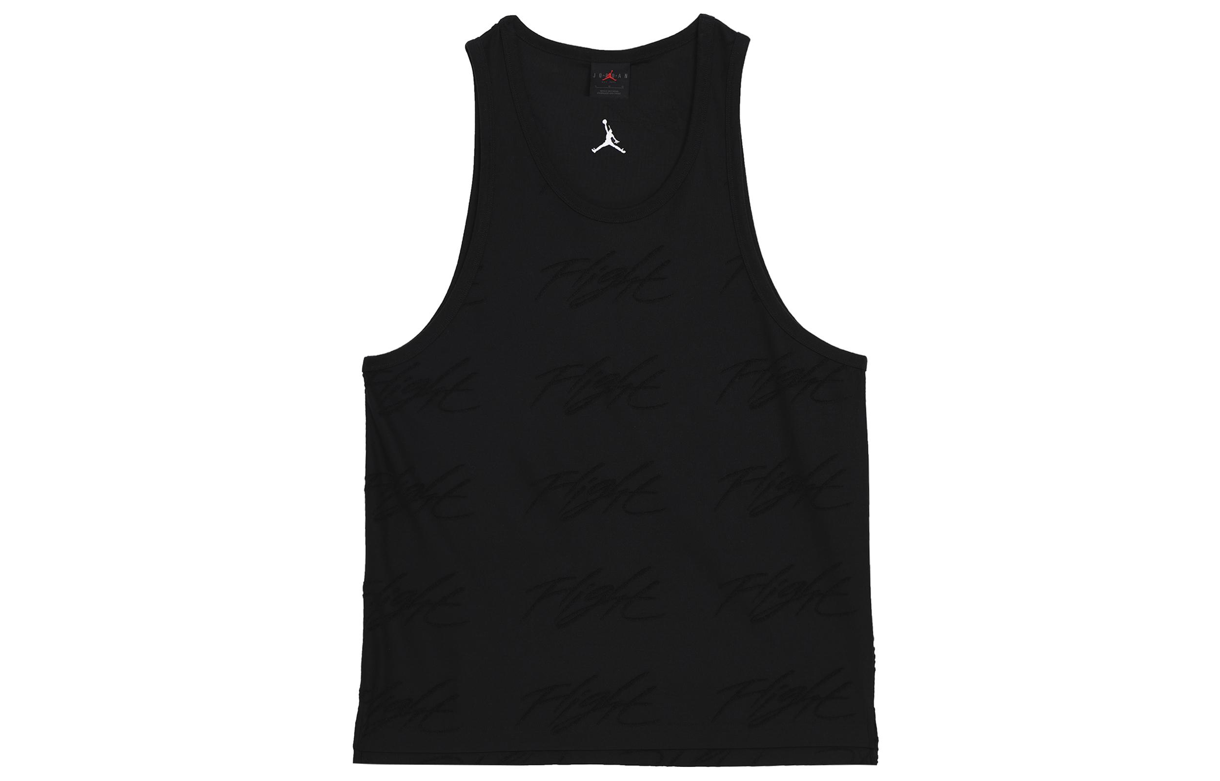 Débardeurs Jordan Homme Noir Col Rond Coupe Droite Modérée L black