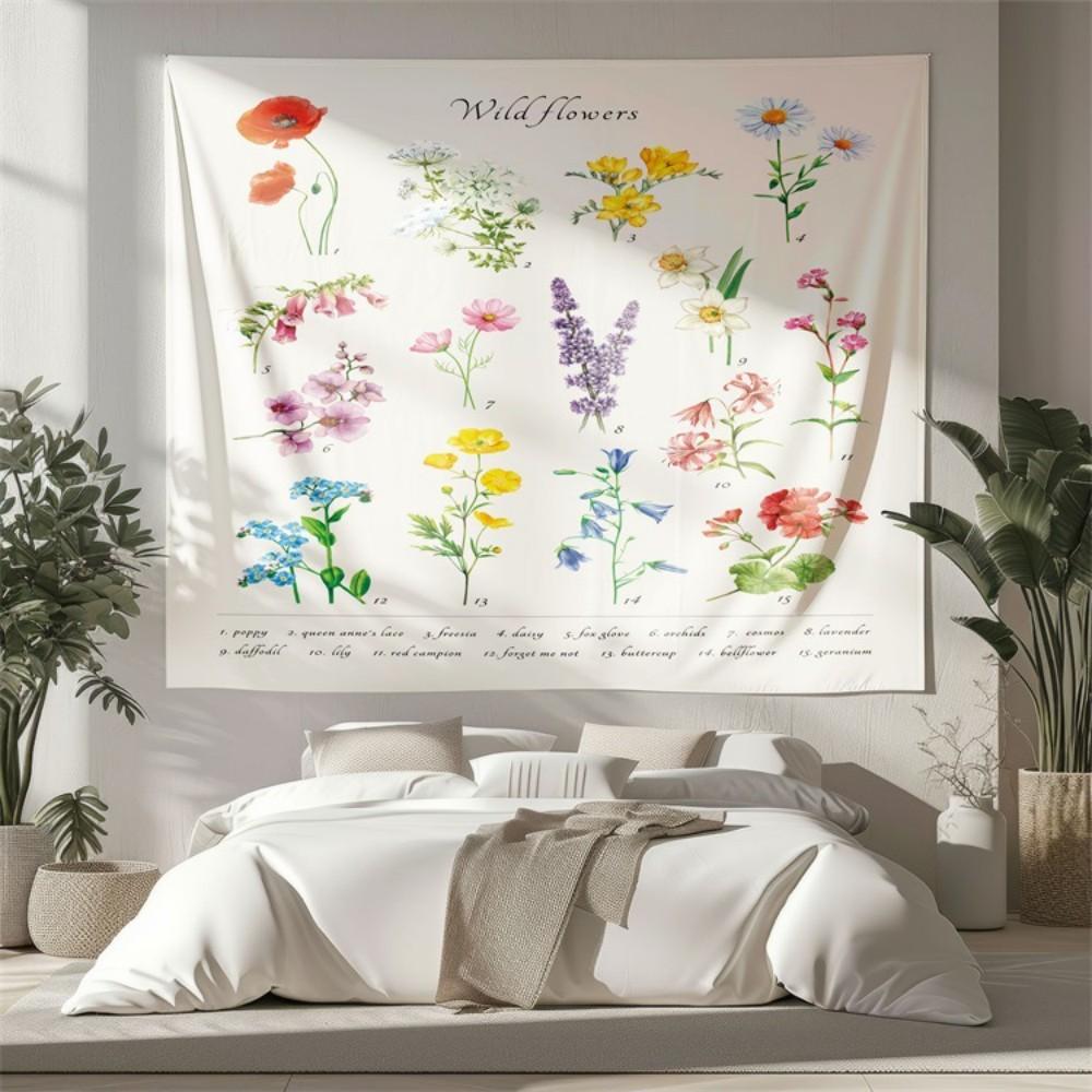 

VIKAMA World Map Design Tapestry Wall Home Decoration In Living Rooms Bedrooms And Childrens Rooms Washable And Reusable 74x94cm(29x37in)