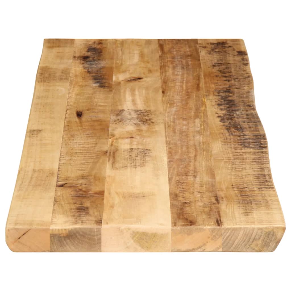 Vidaxl Tischplatte mit natürlicher Kante, 140x40x3,8 cm, Mangoholz