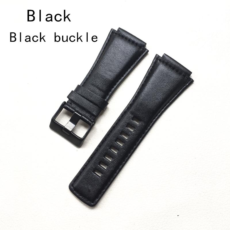 

34*24 мм, черный, коричневый, с выпуклым концом, из мягкой телячьей кожи, натуральная кожа, ремешок для часов для Bell BR01 BR03, ремешок BR, браслет 24mm