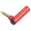 Aluminum Alloy  Gold-plated CTIA-OMTP Earphone Microphone Standard Conversion Plug