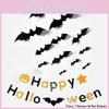 Paquete de Pegatinas de Murciélago de Halloween de 12 Piezas Pegatinas de Murciélago de PVC para Decoración de Bares, KTV y Fiestas