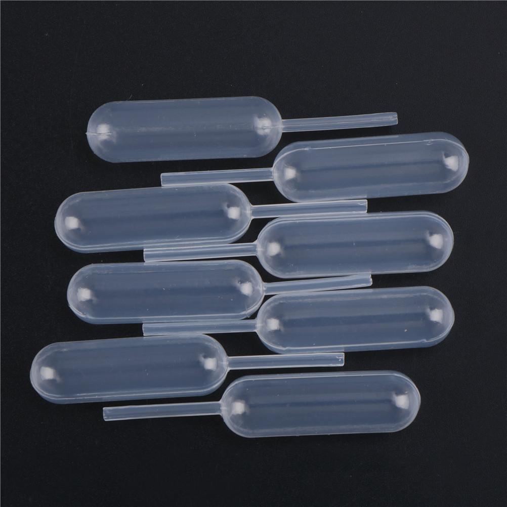 100pcs Plastic Squeeze 4ml Transfer Dropper Disposable Pipettes For Cupcake