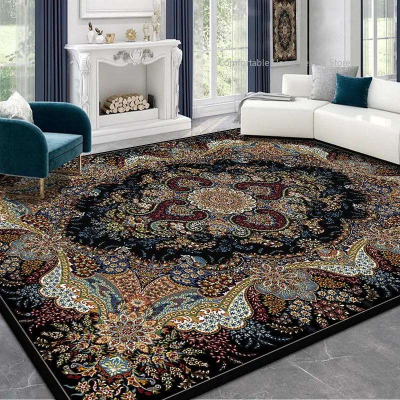 Retro Persian Style Carpet for Living Room 200x300 Luxury Large Area Rugs Bedroom Decoration Dirt-resistant Anti-slip Lounge Mat