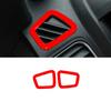 Car Dashboard L&R Air Outlet Vent Cover For Ford Explorer 2011- Bright Red