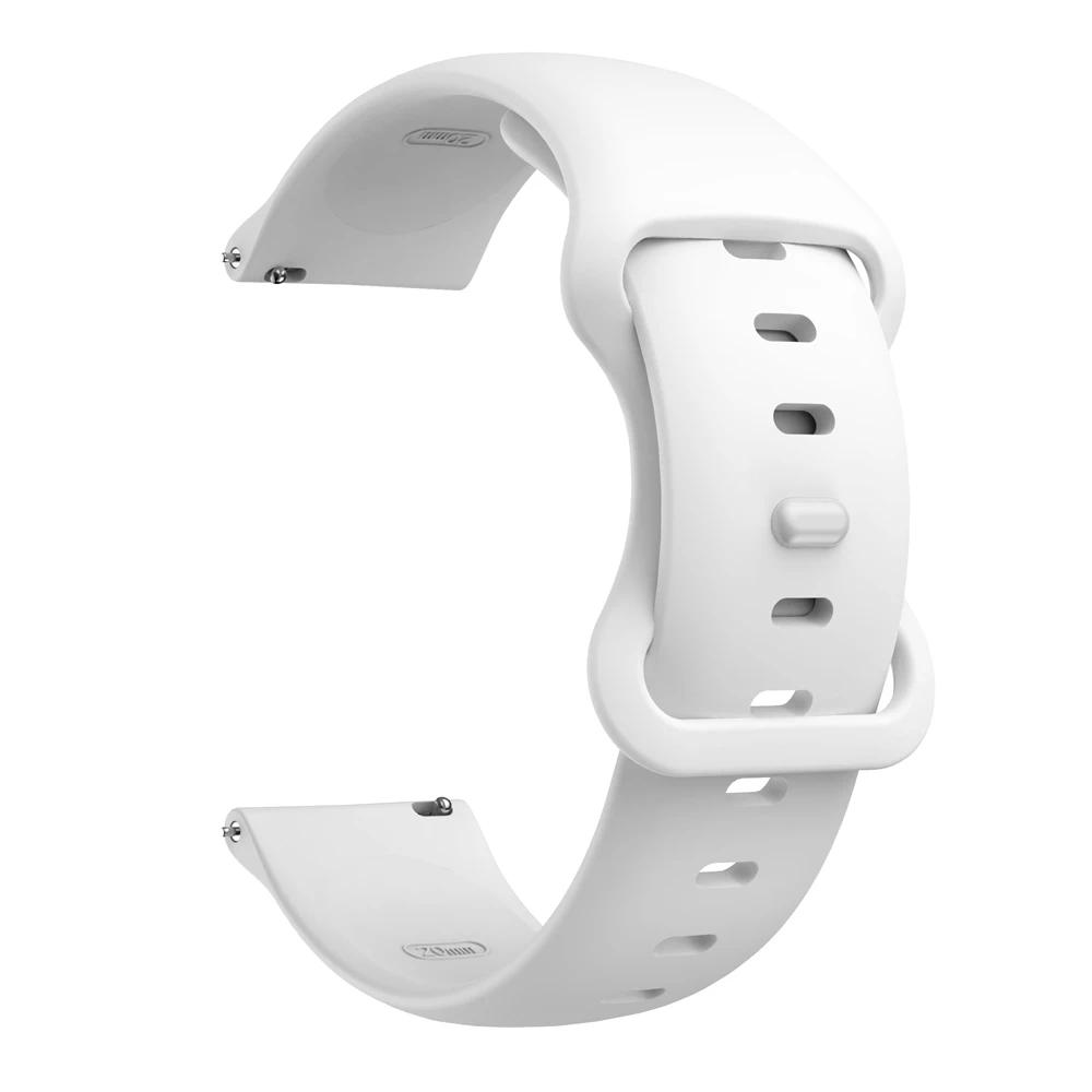 רצועת סיליקון ספורטיבית 20 מ"מ 22 מ"מ עבור Garmin Band Vivoactive 5 Venu 3 2 Sq Plus צמיד Forerunner 265 255 245 165 645 רצועת מוזיקה