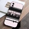 Elegant Black Lace Print Design  Phone Case For Samsung Galaxy A73,A72,A71,A70,A53,A52,A51,Others Soft Black Cover