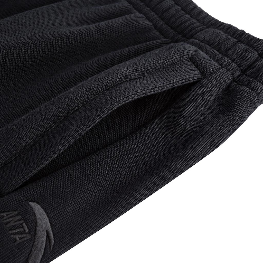 Anta Life Series Winter Knitted Sports Pants Men Bottoms Basic-Black 952548303-2