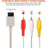 Wii/Wii U AV Cable AV Conversion Cable AV Composite Cable RCA Conversion Adapter Component Termin...
