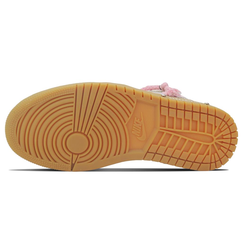 Jordan Air Jordan 1 Star Track Nízké Vintage Basketbalové Boty Dámské Hnědé Růžové DC0774-601(Tým128-)