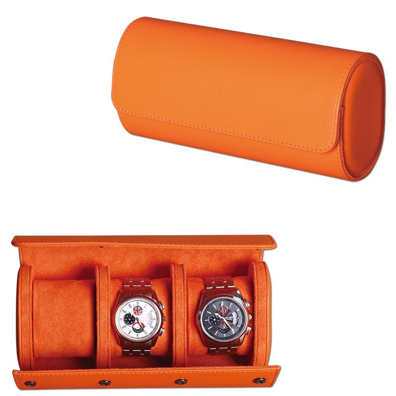 Waterproof PU Leather Watch Storage Box with 1-3 Slots - Stain-Resistant Gift Packaging
