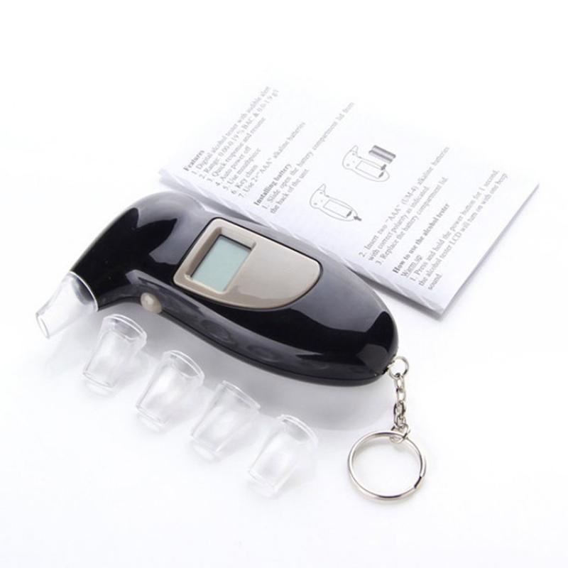 Alcohol Tester High Accuracy Battery Powered Digital Handheld Drunk Driving Tester