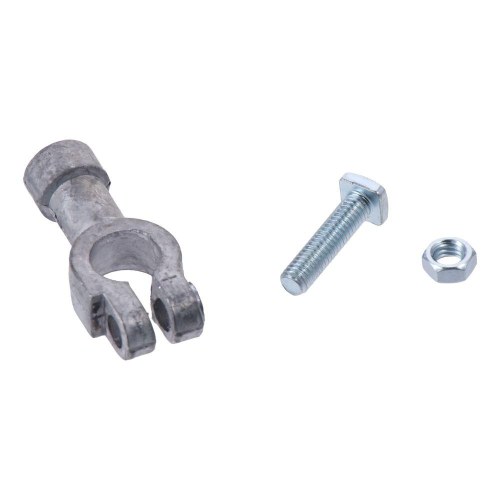 1Pair Car Assessories Parts Lead Battery Post Adapter Silver Nuts Side Post Battery Cable For Car