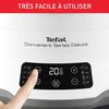 Le cuiseur à vapeur deluxe convenient series de tefal, écran tactile facile à utiliser, 8 programmes, cuisson à 3 niveaux