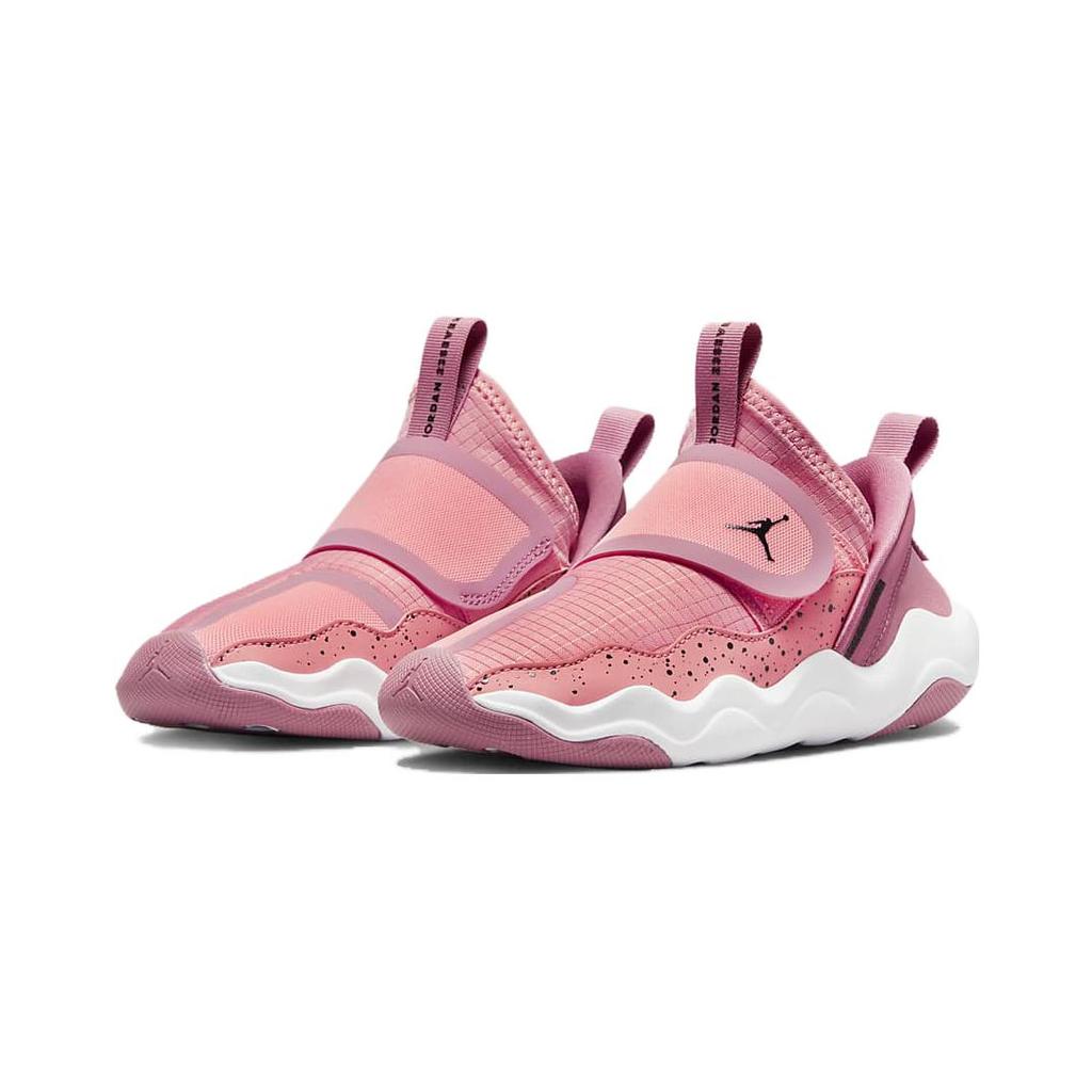 New Jordan 23/7 Slip Resistant Shock Absorbers Low Top Children's Basketball Shoes Pink White Children Aged 3 7 Years Old DQ9293-616