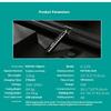 Men's Universal All-metal Oil-head Hair Clippers Stainless Steel Blade Full Body Washable Waterproof Rechargeable Electric Hair Clippers and Razors