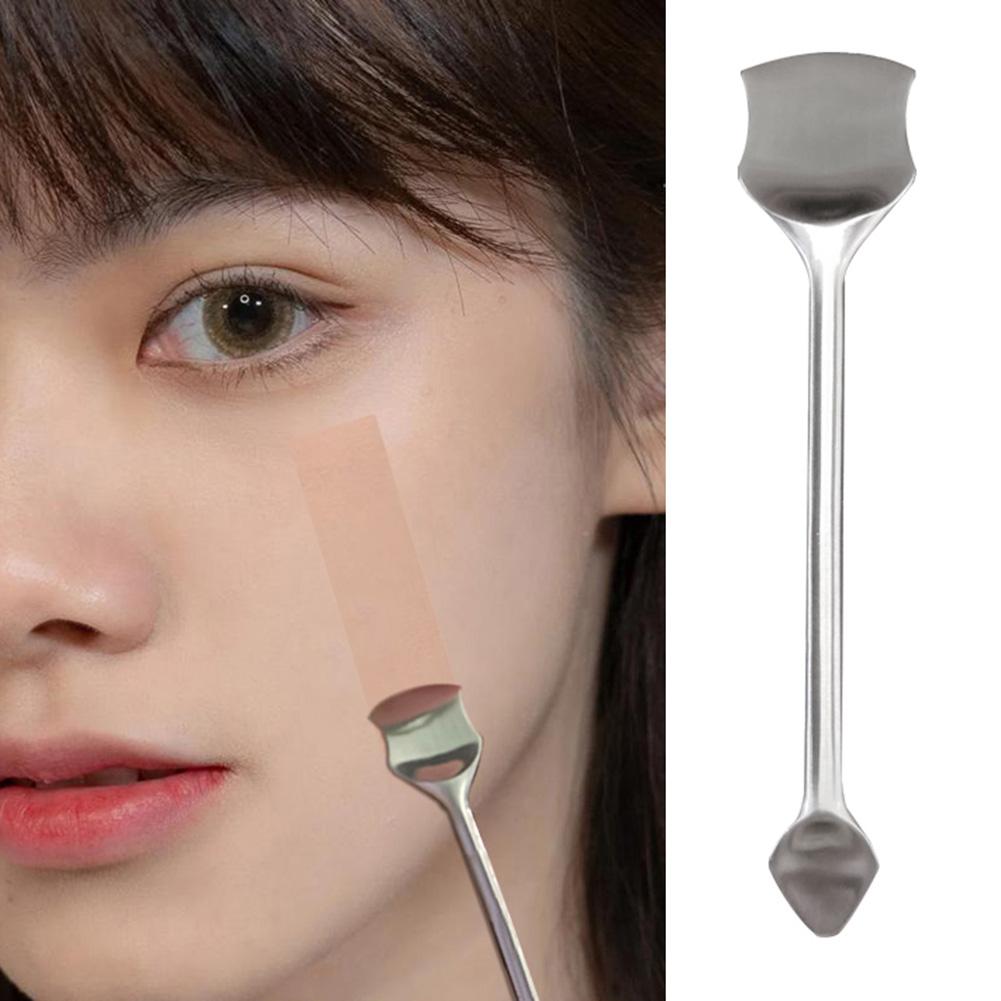 Blackhead Cleaning Scraper 304 Stainless Steel Blackhead Remover Tool Double Head Skin Scrubber Spatula Facial Care Beauty Tools