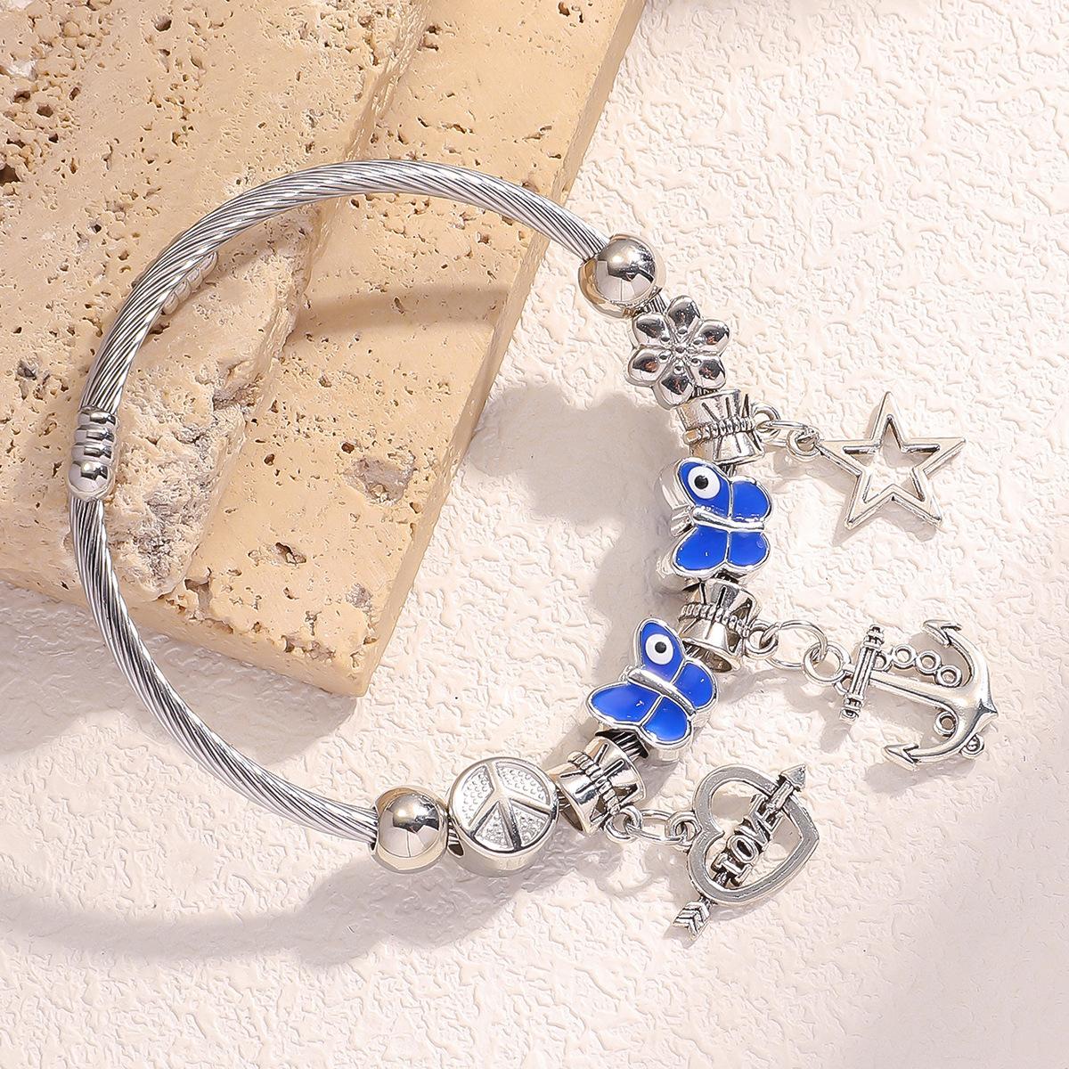 Ловец Снов Цветочное Сердце Стиль Хрустальный Браслет с Бусинами Плетеная Бохо Шарм Украшение для Женщин