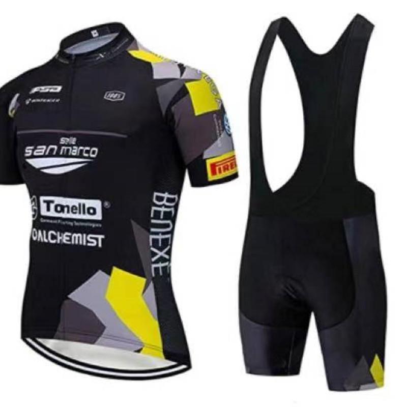 Mountain Bike Cycling Suit Men's Short-sleeved Back Single Pants Suit Quick-drying Breathable Summer Cycling Shirt