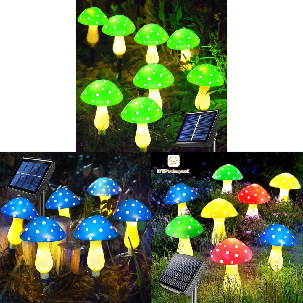 Pilz Solar Lichterkette Außen Garten Deko Dekorative Lampe Für Weihnachtsveranstaltungen