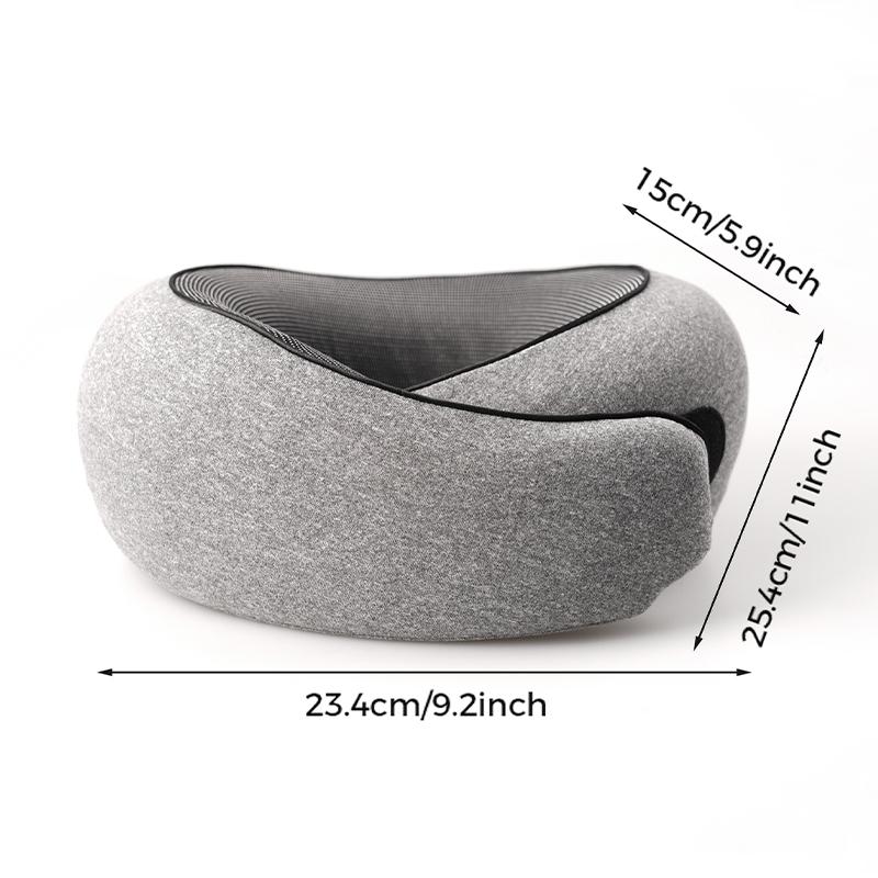 NEW Neck Pillow Memory Foam Travel Pillow Soft Chin Support Pillow with 360-Degree Head Support