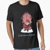 Men Casual Shirts Short Sleeves Christmas Is Coming Santa Candy Cane Throne Shirt Anime Black Tees Oversized T-shirts