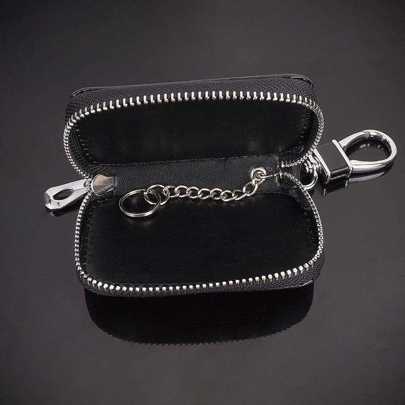 3D Metal+Skóra Portfel na Kluczyki Samochodowe Torba na Kluczyki Samochodowe Wielofunkcyjny Etui na Klucze Do Opel Astra H J G K Insignia Corsa C D Vectra C B Meriva
