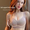 Seamless Wirefree Plus Size Sports Bra for a Slimmer Look with Fixed Cups and Beautiful Back Design