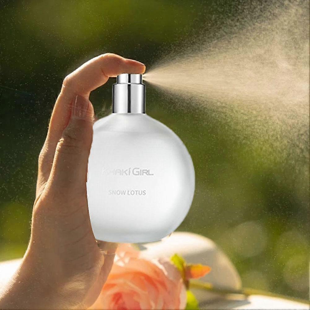 Śnieżny Lotos Woda Perfumowana 50ml Orientalno-Kwiatowy dla Kobiet Pompon Prezent