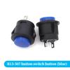 2Pcs 16mm R13 507 Plastic Snap In Momentary Switch Normally Open OFF ON Push Button