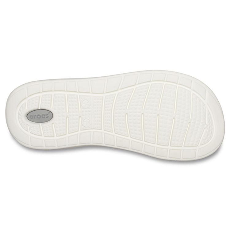 Crocs Literide Beach Flip Flops Men Footwear Gray 205182-06J