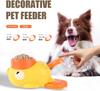 Dog Toy for Self-Entertainment, Pet Snack Freeze-Dried Duck Launcher, Border Collie Golden Retriever Puppy Treat Dispenser Toy