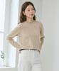 210EDIT Unisex Soft Knit Round Neck [Light Beige]_Zz4Sw070