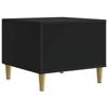 Black Coffee Table 50 x 49 x 40 cm Particleboard