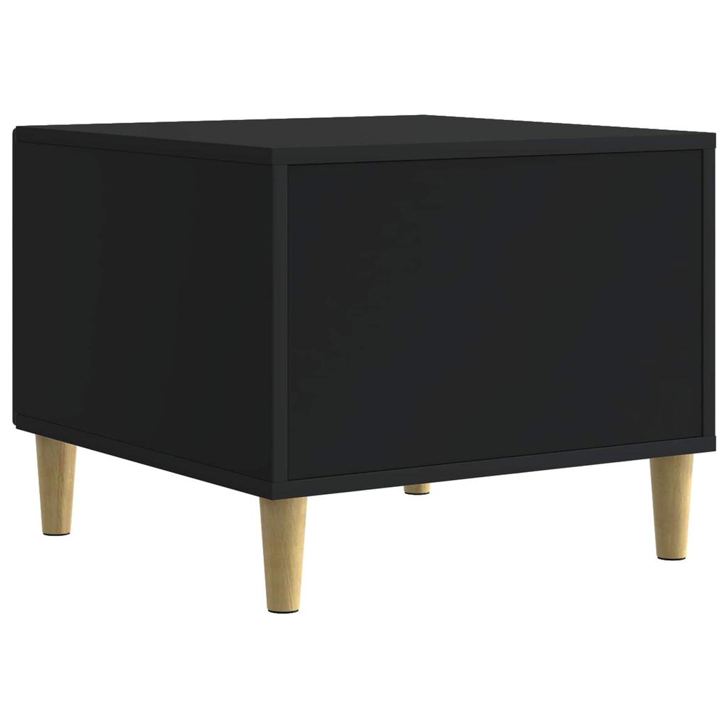 Black Coffee Table 50 x 49 x 40 cm Particleboard