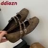 Fashion Fashion Shallow Ladies Mary Janes Shoes With Height Increasing Footwear Soft Female Butterfly-Knot Women Ballet Flats Shoes