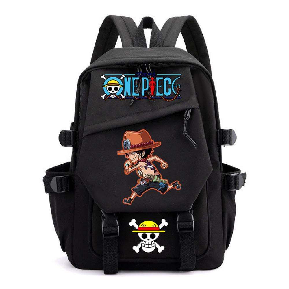 Anime ONE PIECE Schoolbag Children's Backpack Primary School Bag Male and Female Junior High School Students College Students Campus Backpack