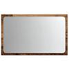 Vidaxl Lustro Łazienkowe Z Led, Stare Drewno, 60X8,5X38 Cm