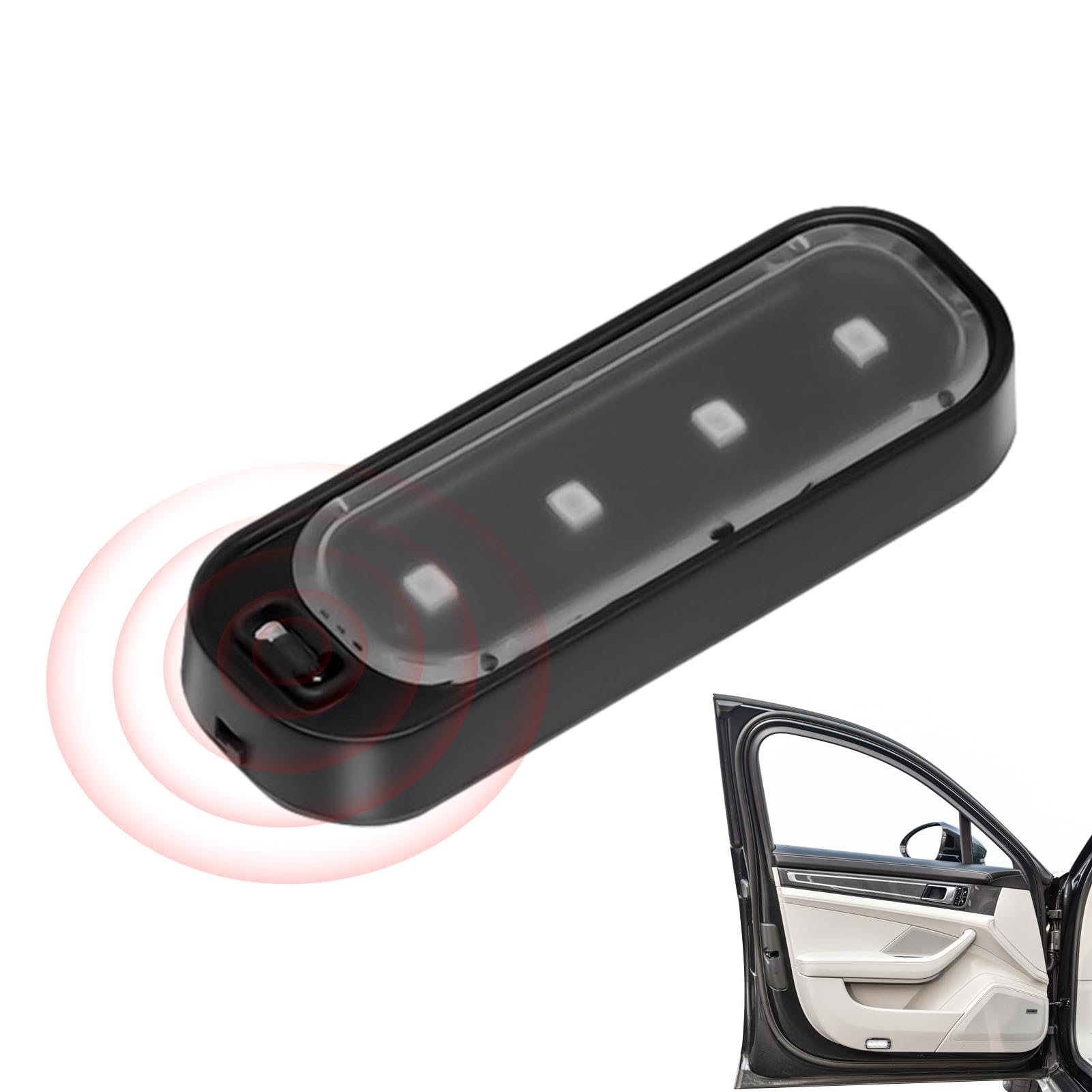 Светодиодная подсветка двери автомобиля, Беспроводная светодиодная сигнальная подсветка двери автомобиля | Без проводки Дверь автомобиля See description