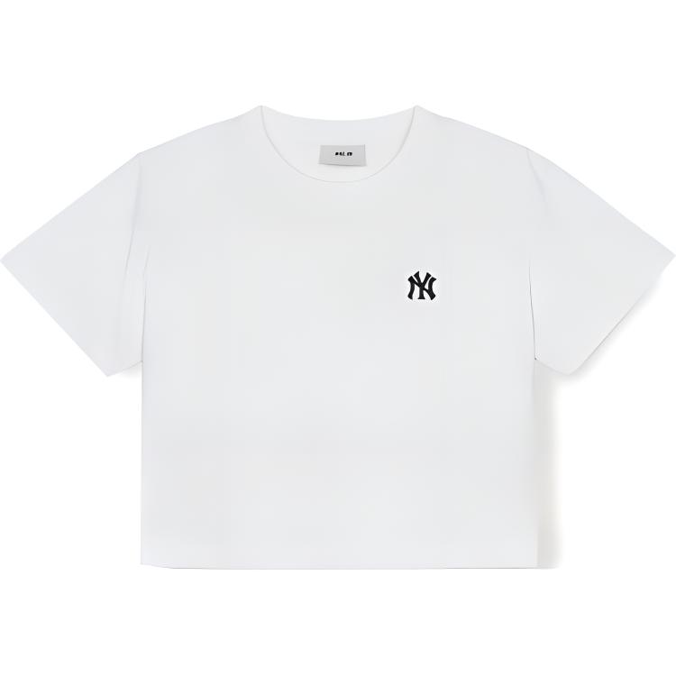 New MLB New York Yankees T Shirt Women's White 3FTSB0153-50WHS