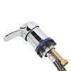 Shampoo Faucet Sprayer Kit Accessory 23.6in Tap 47.2in Hose Hot Cold Mixer Medium Plated Faucet Replacement Set