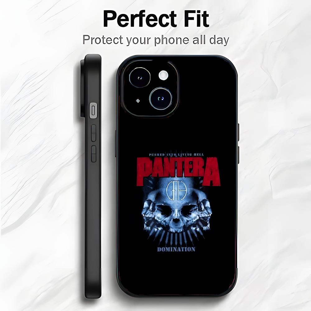 Heavy Metal Band P-Pantera Phone Case Phone Case Soft Packaging Lightweight For iPhone17 16 15 14 13ProMax