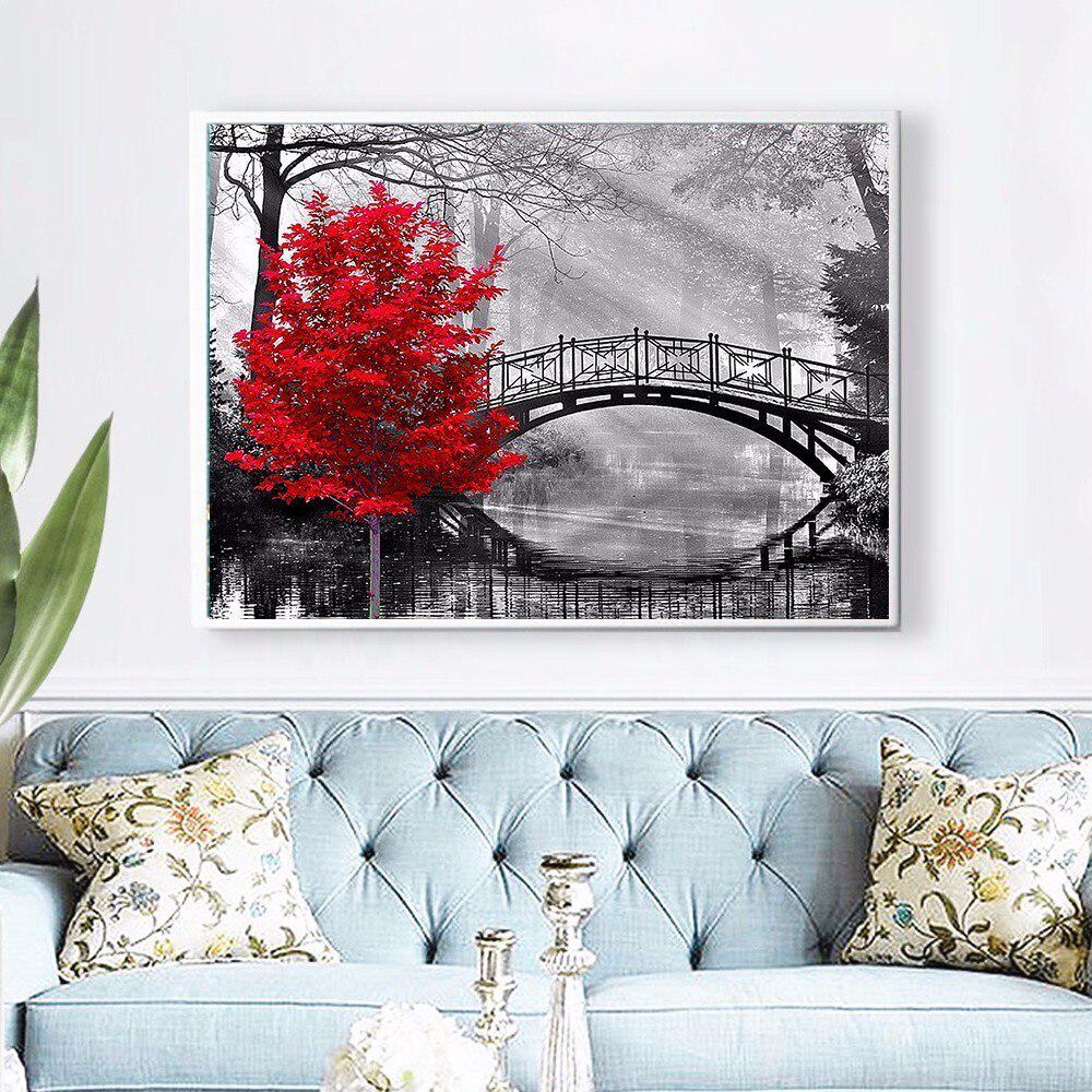 Diamond Painting Round Stones Scenic Diamond Mosaic Sale Scenery Picture